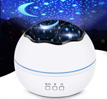 360° Rotating Night Light Projector for Kids, 2 in 1 Starry Sky and Sea World, Multi Colors Baby Night Lights Projector, Best for Children Birthday, Party, Festival