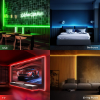 Led Strip Lights, HOKEKI Neon Lights, Led Lights for tv, Lights forbedroom, 16.4in Smart Lamp, with Remote Control, 7 Lighting Effects, with Waterproof Design, Suitable ForTv, Party, Home Decoration